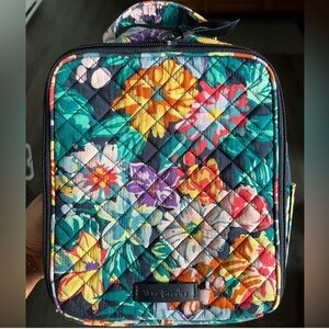 Vera Bradley Quilted Lunch Tote Bag in Happy Blooms